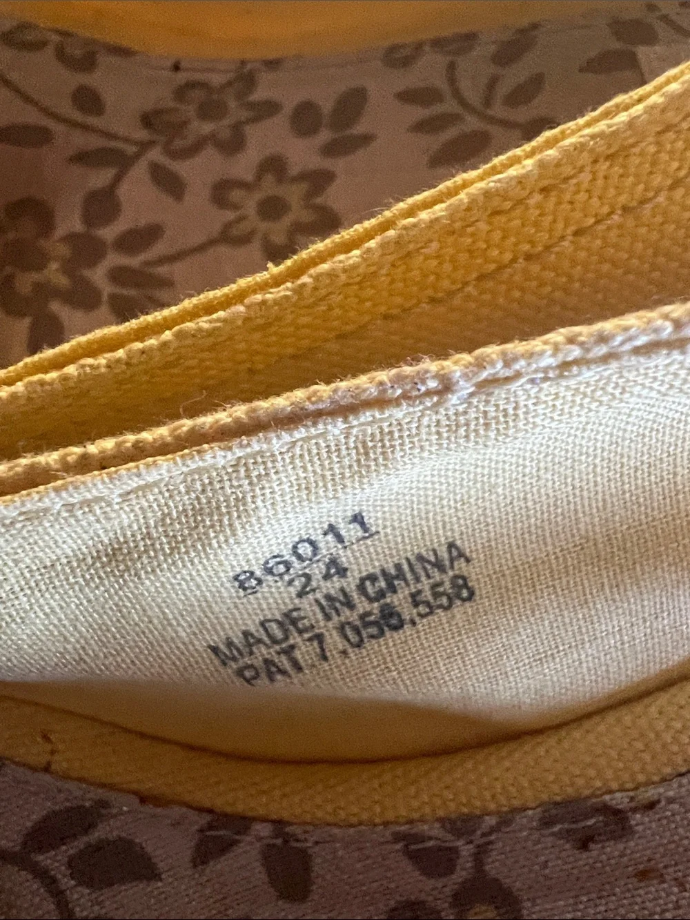 Yellow Slingback Peep-Toe Flats with Rope Bow Accent